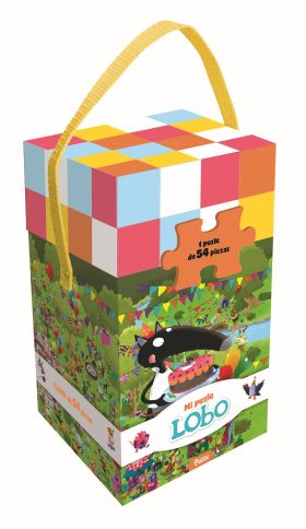 MI PUZLE LOBO. BUSCA Y ENCUENTRA. EL LOBO QUE CELEBRABA SU CUMPLEAÑOS