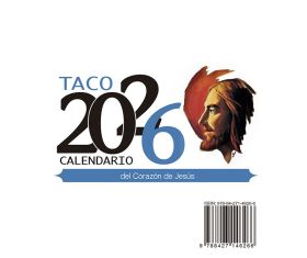 TACO CALENDARIO CORAZON DE JESUS NOTAS SIN SOPORTE 2026