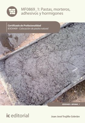 PASTAS, MORTEROS, ADHESIVOS Y HORMIGONES. IEXD0409 - COLOCACION DE PIEDRA NATURA