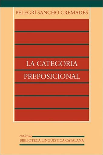 LA CATEGORIA PREPOSICIONAL