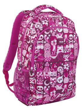 MOCHILA ESCOLA 17L. HEY GIRL ROSA