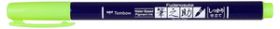 FUDENOSUKE - ROTULADOR BASE AGUA PUNTA DURA. VERDE NEÓN.