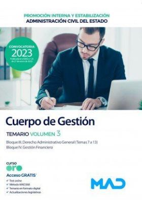 CUERPO DE GESTIÓN DE LA ADMINISTRACIÓN CIVIL DEL ESTADO (PROMOCIÓN INTERNA Y EST