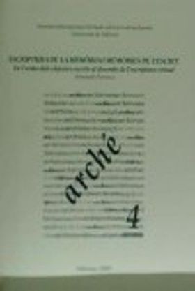 Escriptura de la memòria i memòries de l'escrit. De l'ordre dels objectes escr