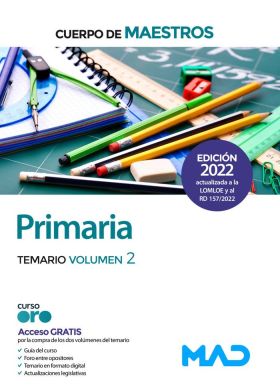 CUERPO DE MAESTROS PRIMARIA TEMARIO VOL.2