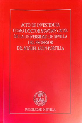 Acto de investidura como Doctor Honoris Causa de la Universidad de Sevilla del P