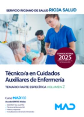 TCAE SERIS 2025 TEMARIO PARTE ESPECÍFICA VOLUMEN 2
