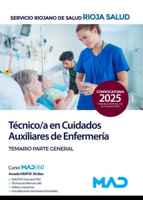 TCAE SERIS 2025 TEMARIO PARTE GENERAL
