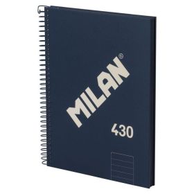 CUADERNO A5 AZUL 80H. ESPIRAL LINEAS 430