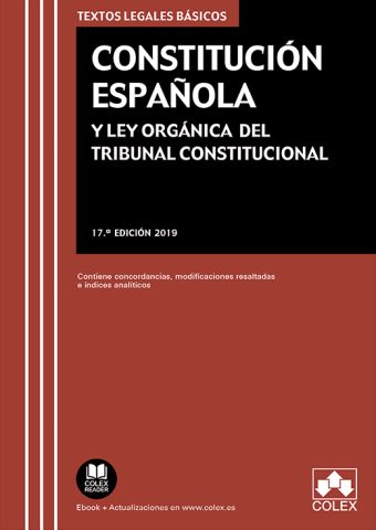 CONSTITUCION ESPAÑOLA Y LEY ORGANICA DEL TRIBUNAL 