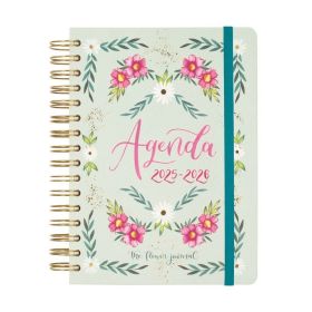 T.FLOWER JOURN.E10 1DP 25-26 VERDE+