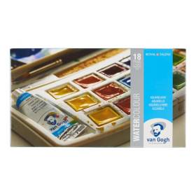 VAN GOGH ESTUCHE PLASTICO ACUARELAS