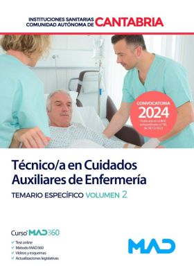 TÉCNICO/A EN CUIDADOS AUXILIARES DE ENFERMERÍA DE INSTITUCIONES SANITARIAS DE LA