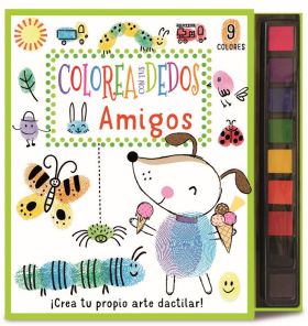 COLOREA CON TUS DEDOS: AMIGOS