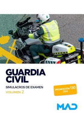 GUARDIA CIVIL. SIMULACROS DE EXAMEN VOL.2 (2024)