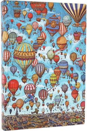 PAPERBLANKS AGENDA 2026 FP 12 / BALLOON FESTIVAL / MIDI / DAY-AT-A-TIME
