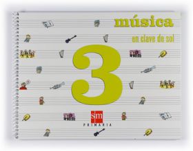 TABLET: MÚSICA, EN CLAVE DE SOL. 3 PRIMARIA