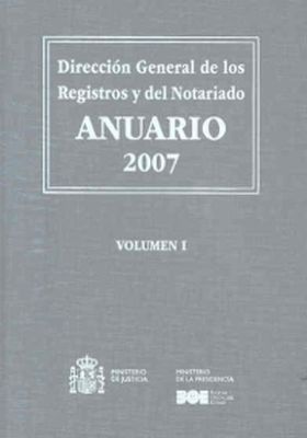 Anuario de la DG de los Registros y del Notariado 2007