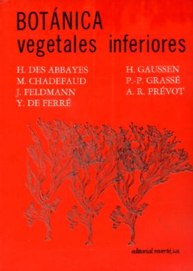 Botánica. Vegetales inferiores
