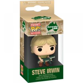 FIGURA POP KEYCHAIN: CROCODILE HUNTER-STEVE IRWIN