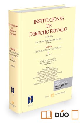 Instituciones de Derecho Privado. Tomo III Obligaciones y contratos. Volumen 2º