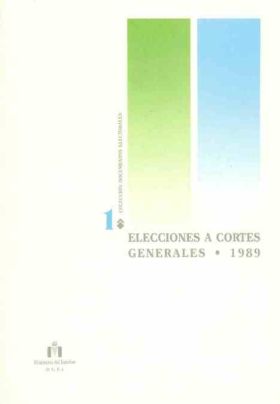 ELECCIONES A CORTES GENERALES 1989