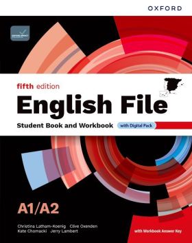 ENGLISH FILE A1A2 STUDENT AND WORKBOOK WITH KEY FIFTH EDITION 5A ED.