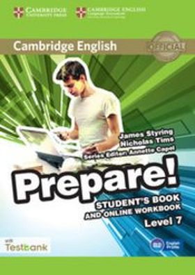 Cambridge English Prepare! Level 7 Student's Book and Online Workbook with Test