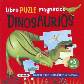 LIBRO PUZLE MAGNETICO. DINOSAURIOS