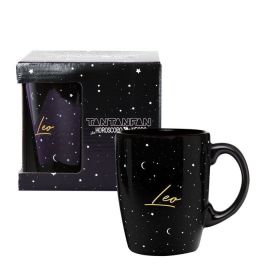 TAZA MUG HOROSCOPO NEGRO LEO