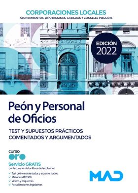 TEST Y SUPUESTOS PRACTICOS PEON Y PERSONAL DE OFICIOS DE CORPORACIONES LOCALES 2