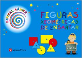 Espiral Maxica 4-5 Anos. Figuras Xeometricas De Ensartar