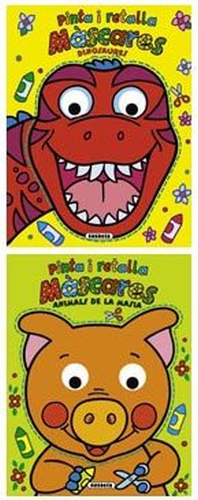 Pinta i retalla màscares (2 títols)