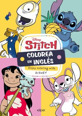 APRENDE Y COLOREA EN INGLES CON STITCH