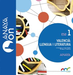 Valencià: llengua i literatura 1. ESO. Anaya On.