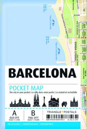 Barcelona, pocket Map