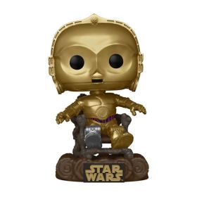 FIGURA POP STAR WARS: ROTJ 40TH- C3P0 IN CHAIR