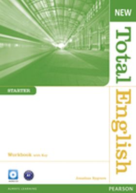 NEW TOTAL ENGLISH STARTER WORKBOOK WITH KEY AND AUDIO CD PACK