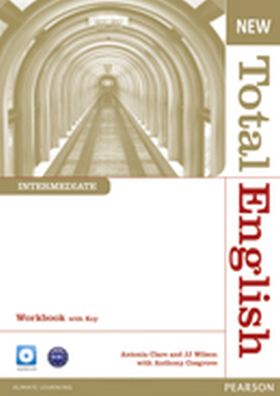 NEW TOTAL ENGLISH INTERMEDIATE WORKBOOK WITH KEY AND AUDIO CD PACK