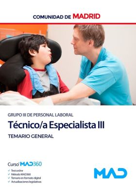 TECNICO ESPECIALISTA III GRUPO III TEMARIO GENERAL MADRID