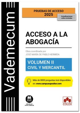 Vademecum Acceso a la abogacía. Volumen II. Parte específica civil-mercantil (4.