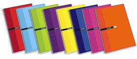 CUADERNO ENRI ESPIRAL A4 4X4 100H 70G