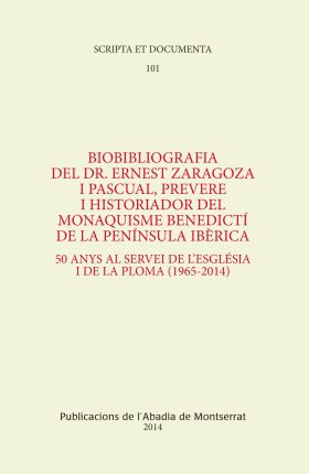 Biobibliografia del Dr. Ernest Zaragoza i Pascual, prevere i historiador del mon