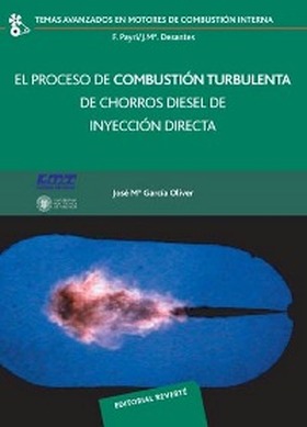 El proceso de combustión turbulenta de chorros diésel de inyección directa