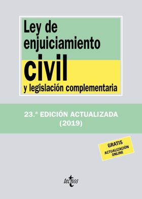 LEY DE ENJUICIAMIENTO CIVIL Y LEGISLACION COMPLEME