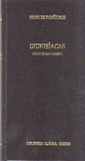 319. Dionisíacas Vol. III (Cantos XXV-XXXVI)