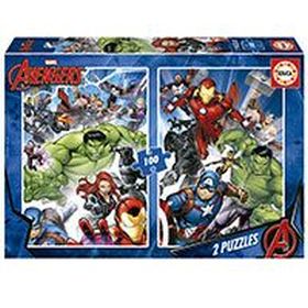 PUZZLE 2X100 AVENGERS EDUCA