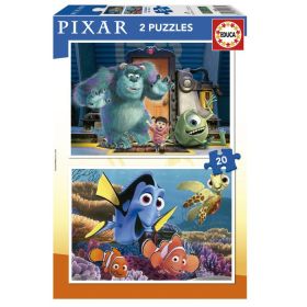 PUZZLE 2X20 DISNEY PIXAR FSC EDUCA