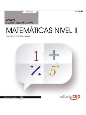 Manual. Competencia clave. Matemáticas nivel II (FCOV23). Formación complementar