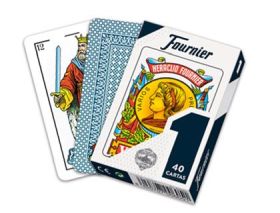 BARAJA ESPAÑOLA Nº1 - 50 NAIPES CARTAS FOURNIER (EN ESTUCHE DE CARTÓN)